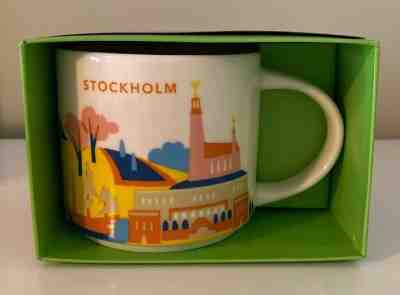 Starbucks STOCKHOLM Sweden You Are Here 14 oz Mug New with Box Rare YAH Europe  - Sold on eBay Dec, 15th 2019 for $75.00