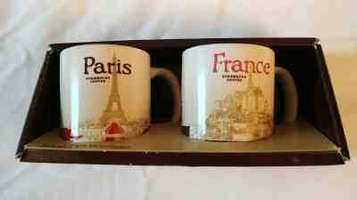 Starbucks Paris and France Demi Espresso Cups Set Of Two Demitasse 3 oz NEW!  - Sold on eBay Dec, 15th 2019 for $25.00