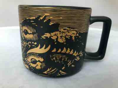 Starbucks Costa Rica Mug Black Gold 2016 Fish 14 oz Coffee Tea  Excellent Cond - Sold on eBay Dec, 15th 2019 for $19.95