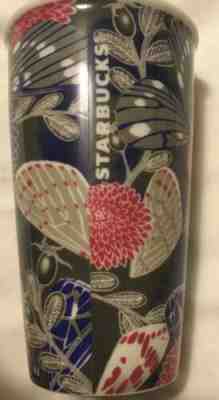 Starbucks Ceramic Fall Floral 12 Oz Butterfly Tumbler - Sold on eBay Dec, 15th 2019 for $15.99
