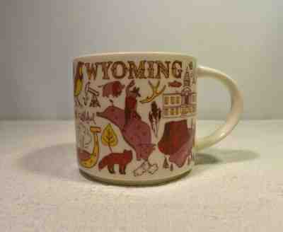 STARBUCKS WYOMING Coffee Mug Been There / Across the Globe Collection 2018 14oz - Sold on eBay Dec, 15th 2019 for $32.95