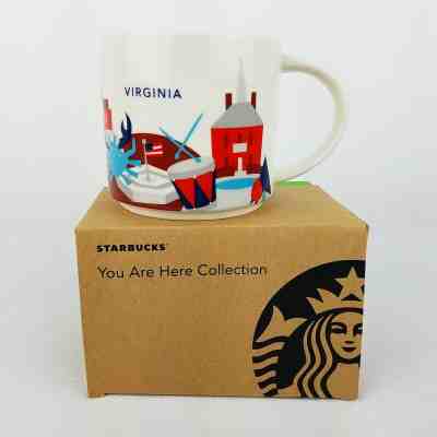 Starbucks Coffee Virginia Mug You Are Here Limited Edition 14 oz 2013 New in Box - Sold on eBay Dec, 15th 2019 for $18.00