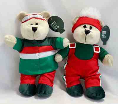 2019 Starbucks Large Bearista Limited Edition Collection Plush Bear Set 161 162 - Sold on eBay Dec, 15th 2019 for $34.99