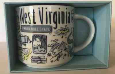 STARBUCKS WV / WEST VIRGINIA BEEN THERE SERIES CERAMIC MUG 24 Oz - NEW IN BOX! - Sold on eBay Dec, 15th 2019 for $26.99
