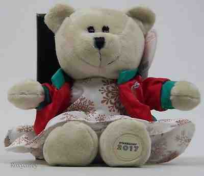 Starbucks 136th Bearista 2017 Girl Teddy Bear Christmas Holiday NWT - Sold on eBay Dec, 15th 2019 for $25.99