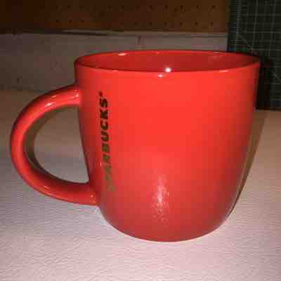 NEW 2017 Starbucks 14 oz Red Ceramic Christmas Coffee Cup Mug - FREE SHIPPING - Sold on eBay Dec, 15th 2019 for $15.99