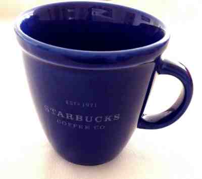 2001 Cobalt Blue Starbucks Coffee Co Est 1971 Abbey Barista Mug 16oz - Sold on eBay Dec, 15th 2019 for $19.95