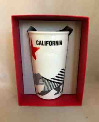Starbucks CALIFORNIA State Ceramic Traveler Cup 12 Oz 2016. NWT - Sold on eBay Dec, 15th 2019 for $40.00