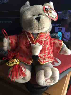 Starbucks Year of the Rat Bear - Chinese / Lunar New Year Edtion 2008 with Tag - Sold on eBay Dec, 15th 2019 for $100.00