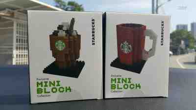  Starbucks Malaysia MINI BLOCK NANO BLOCK Set of 2 Exclusive Collection 2017 - Sold on eBay Dec, 15th 2019 for $21.99