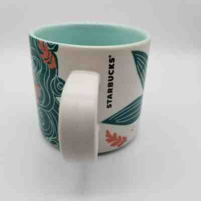  Starbucks 2018 Holiday Mermaid Siren Coffee Tea Mug Cup Green White Ceramic - Sold on eBay Dec, 15th 2019 for $16.00