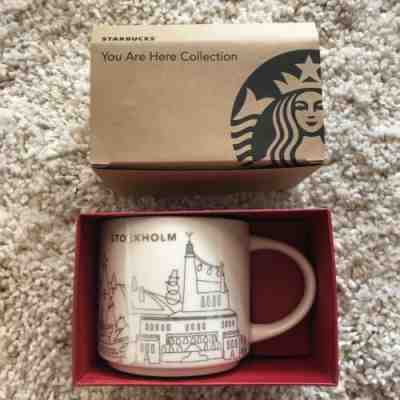 RARE Starbucks Stockholm You Are Here Collection Christmas Mug from 2017 NIB