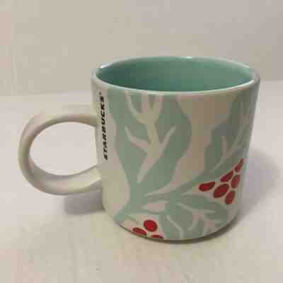 Starbucks Holiday 2018 Christmas Holly Berries Ceramic Coffee Mug 12oz NEW - Sold on eBay Dec, 14th 2019 for $17.99