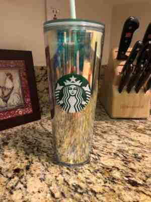 New Starbucks 2019 Holiday Iridescent Venti 24 oz Cup Mint Green RARE! - Sold on eBay Dec, 14th 2019 for $37.00