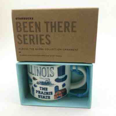 STARBUCKS BEEN THERE ILLINOIS 2 OZ ORNAMENT NIB - Sold on eBay Dec, 14th 2019 for $19.99