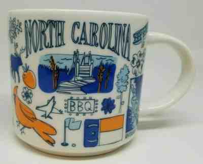 Starbucks Mug cup North Carolina Been There Series 14 oz 2018 BTS Used Coffee - Sold on eBay Dec, 14th 2019 for $15.50