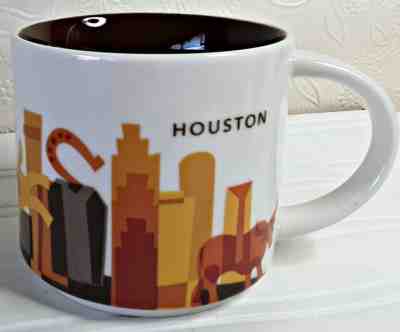 Starbucks Houston You Are Here  Collection Coffee Mug Cup 14 Oz 2015 - Sold on eBay Dec, 14th 2019 for $18.99