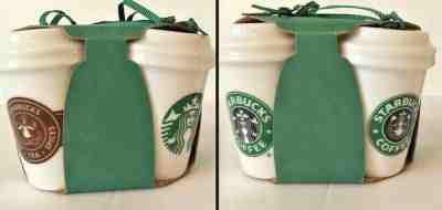 Starbucks 2016 Siren Collection +Mini To Go Cup Christmas Ornaments - Sold on eBay Dec, 14th 2019 for $15.50