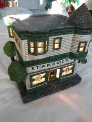 Rare Starbucks Christmas Coffee  Neighborhood Store Ceramic Lighted House 1998 - Sold on eBay Dec, 14th 2019 for $95.00