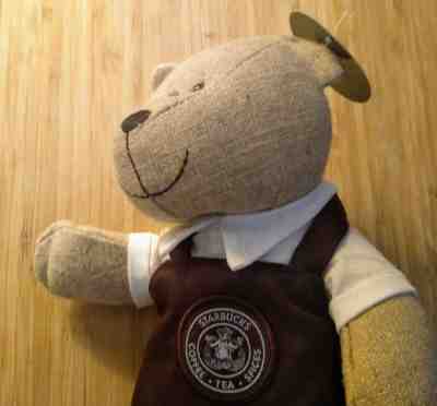 Starbucks Bearista Bear, 2016 Limited Edition, brown apron, new in box NIB - Sold on eBay Dec, 14th 2019 for $18.89