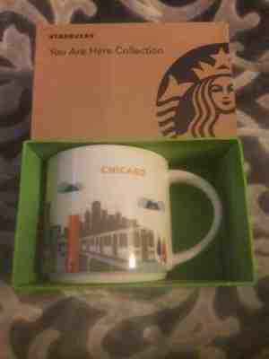 NIB WITH SKU STARBUCKS CHICAGO,USA You Are Here (YAH) 14 Oz Mug.  - Sold on eBay Dec, 14th 2019 for $23.00