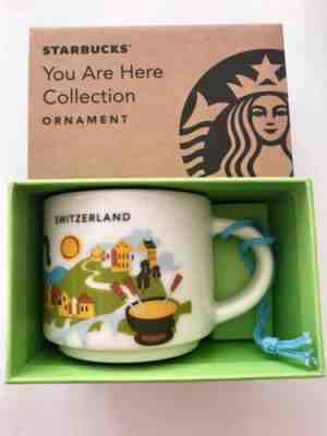 Starbucks Ornament 2oz Mug SWITZERLAND YAH You Are Here Espresso cup Demi Tasse - Sold on eBay Dec, 17th 2019 for $19.95