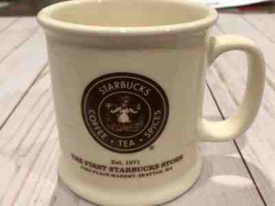 The First STARBUCKS Store Collectors Mug Pike Place Market Est 1971 Seattle WA - Sold on eBay Dec, 17th 2019 for $19.99