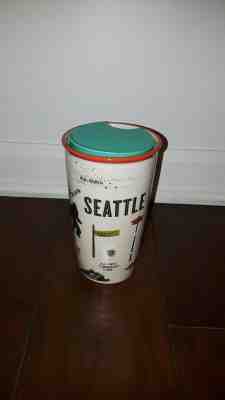 Starbucks Travel Mug Cup Tumbler 12oz Seattle Ceramic Bigfoot Tourist - NICE!!! - Sold on eBay Dec, 16th 2019 for $21.24