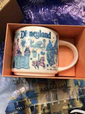 Starbucks Coffee Disney Parks DISNEYLAND You Are Here Mug Cup Pink Castle - Sold on eBay Dec, 16th 2019 for $44.77