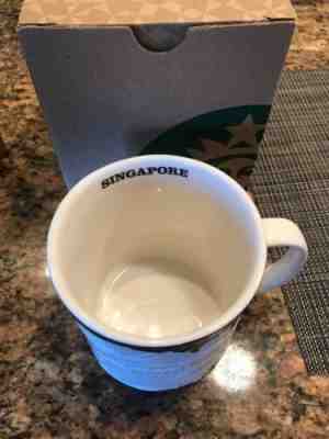 Starbucks City Mug Cup Relief Series Singapore black and white 16oz NEW - Sold on eBay Dec, 16th 2019 for $39.00
