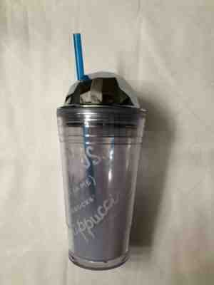Starbucks 2012 My Frappucino 16 Oz Travel Tumbler Cup Silver Dome Lid - Sold on eBay Dec, 16th 2019 for $15.00