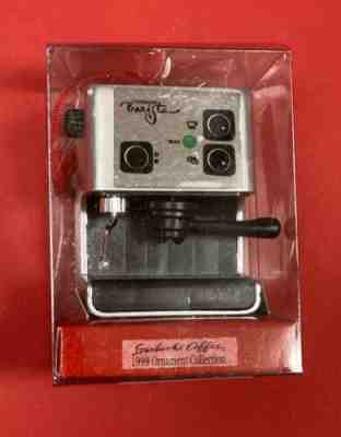 STARBUCKS Christmas Ornament Barista - Espresso Latte Coffee Machine 1999 - NEW - Sold on eBay Dec, 16th 2019 for $48.35