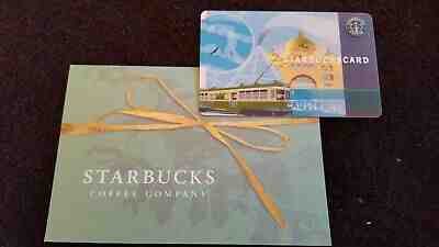 STARBUCKS 2007 Australia MELBOURNE Gift Card w/Rare All Tied Up Sleeve MINT USA! - Sold on eBay Dec, 16th 2019 for $31.09