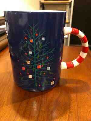 Brand New 2018 STARBUCKS CHRISTMAS TREE HOLIDAY MUG WITH CANDY CANE HANDLE   - Sold on eBay Dec, 16th 2019 for $19.99