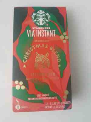 Starbucks VIA® Christmas Blend Vintage 2019-1 Box - 12 Packets - Sold on eBay Dec, 16th 2019 for $19.00