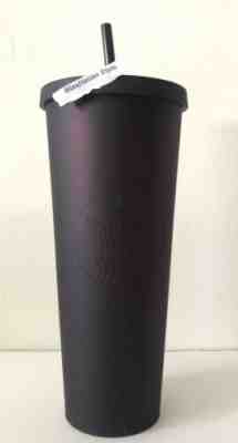 Starbucks Iridescent Purple Tumbler Matte 24Oz Cold Cup Straw HTF NWT - Sold on eBay Dec, 16th 2019 for $49.99