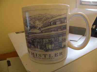 Whistler British Columbia Starbucks Mug Architect Series 2008 - Sold on eBay Dec, 16th 2019 for $17.99