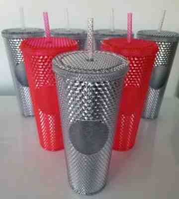 NEW Winter Holiday Starbucks 2019 Venti Bling Platinum Studded Tumbler 26oz - Sold on eBay Dec, 16th 2019 for $39.00