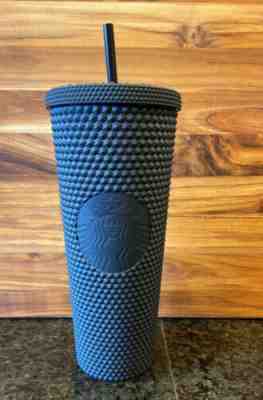 Starbucks Fall 2019 Matte Black Studded Plastic Tumbler Cold Cup Limited Edition - Sold on eBay Dec, 16th 2019 for $90.00