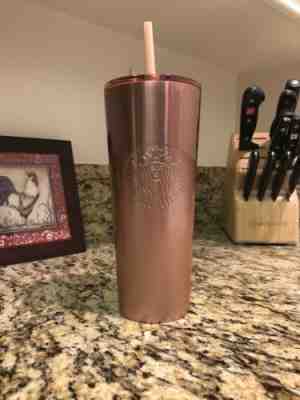Starbucks Holiday Tumbler 24oz Cold Cup Venti ROSE GOLD Glitter RARE  Limited - Sold on eBay Dec, 16th 2019 for $29.00