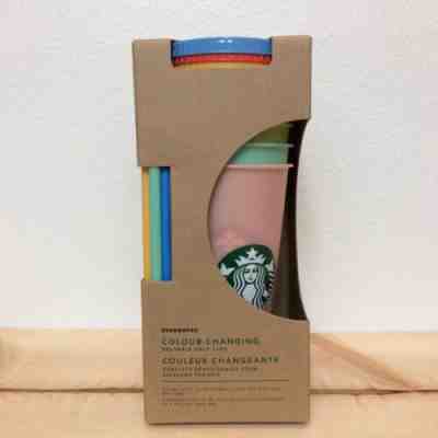Starbucks Color Changing Cups Cold 5 pack Set NIB New In Box Venti Size - Sold on eBay Dec, 16th 2019 for $55.00