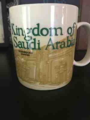 Starbucks Coffee Mug KINGDOM OF SAUDI ARABIA 16 OZ Icon Series 2013  - Sold on eBay Dec, 16th 2019 for $30.00