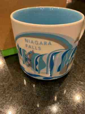 Starbucks You Are Here Coffee Mug NIAGARA FALLS 14 Oz NEW w/ French Box Retired - Sold on eBay Dec, 16th 2019 for $21.95