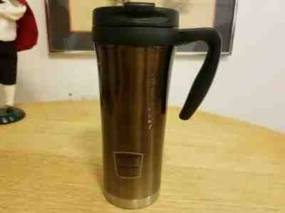 Starbucks 2011 Stainless Steel Brown Bi-Color Tumbler With Handle, 16 oz.  - Sold on eBay Dec, 16th 2019 for $17.95