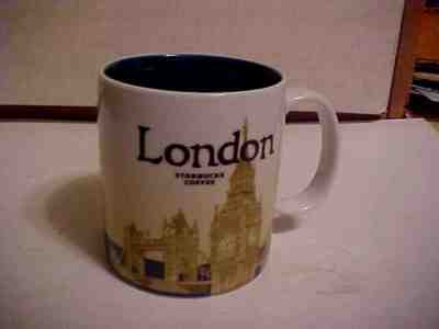 London Starbucks Global Icon Collector Coffee Mug Big Ben City Bridge ©2009 16oz - Sold on eBay Dec, 16th 2019 for $30.00