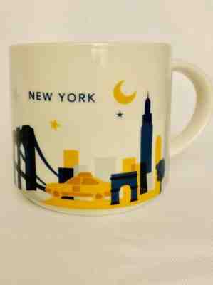 Starbucks New York you Are Here Coffee Mug Cup 14 Oz Collection 2012 - Sold on eBay Dec, 16th 2019 for $15.50