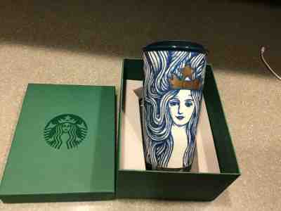 STARBUCKS 12 oz. CERAMIC TRAVEL MUG - Sold on eBay Dec, 16th 2019 for $25.00