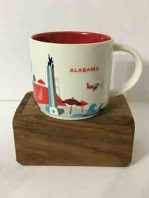 Starbucks Mug You Are Here Alabama Collector Series Coffee Cup 14 oz State 2014 - Sold on eBay Dec, 16th 2019 for $17.99