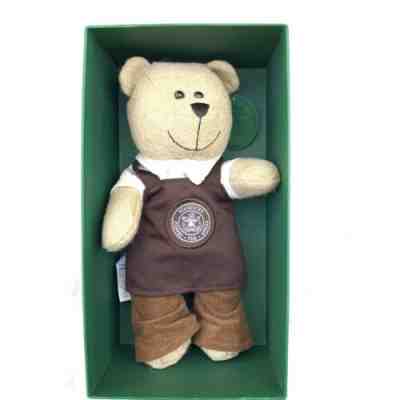 Starbucks Bearista Bear, 2016 Limited Edition, Brown Apron Barista, New NIB - Sold on eBay Dec, 16th 2019 for $25.39