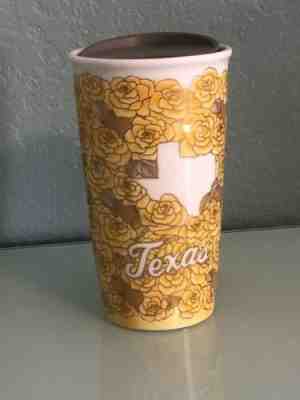 2016 Starbucks Yellow Rose Of Texas Ceramic Tumbler - NEW - Sold on eBay Dec, 16th 2019 for $29.49